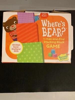 Where's Bear?  The Hide and Find Stacking Block Game Read! - Image 1 of 4