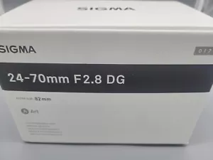 Sigma 24-70mm f 2.8 DG Art line for Canon - Picture 1 of 4