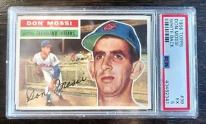 1956 Topps 39 Don Mossi - White Back - PSA 5 EX - Cleveland Indians - Bild 1 von 1