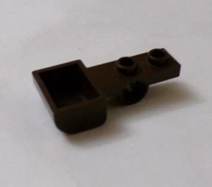 Lego x1 Reddish Brown 1x2 Plate Axle Holes And Bucket, 88289 (028-239) - Picture 1 of 1
