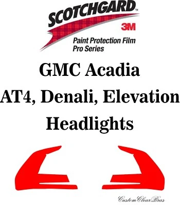 3M Paint Protection Film Pro Series Clear Bra Shield 2024 2025 GMC Acadia - Image 1 of 3