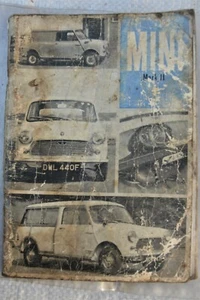 Mini Mark II Manual Original BMC Número de Pieza AKD4992A Libro Manual - Imagen 1 de 4
