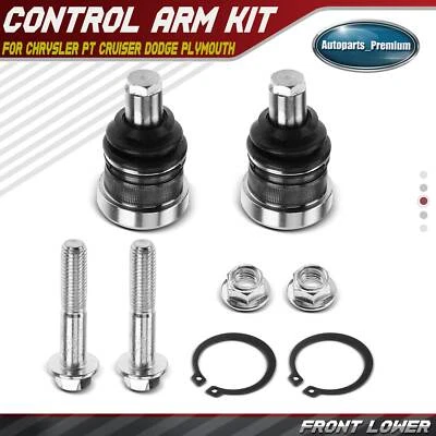 2Pcs Front Lower Ball Joint for Chrysler Dodge Plymouth PT Cruiser 600 1984-2005 - Image 1 of 4