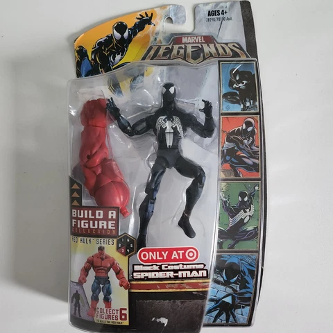 Marvel Legends Symbiote Black Suit Spider-man Red Hulk BAF Wave Hasbro Cover