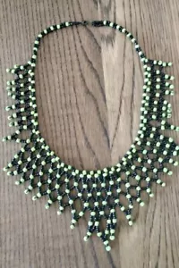 Native Indian Style Beaded Necklace fancy dress - Picture 1 of 3