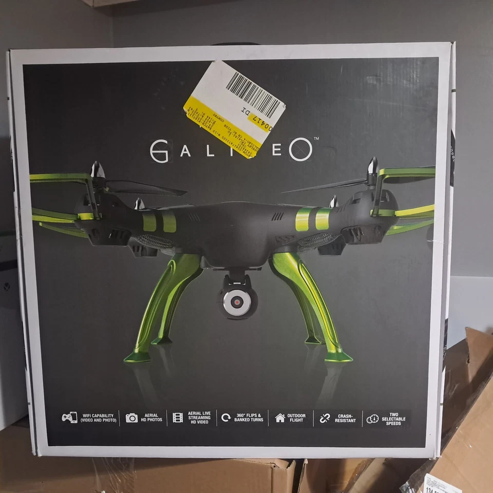 Protocolo Galileo Stealth Cuadricóptero Drone con Cámara y Transmisión en Vivo - Foto 1 de 3