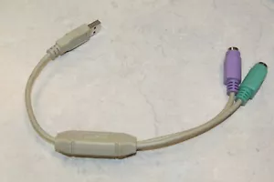 APC USB to PS/2 Adapter for Mouse or Keyboard Used - Picture 1 of 1