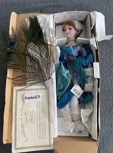 Muñeca de porcelana Heritage Signature Collection Porshe Peacock 12441 certificado de autenticidad - Imagen 1 de 12