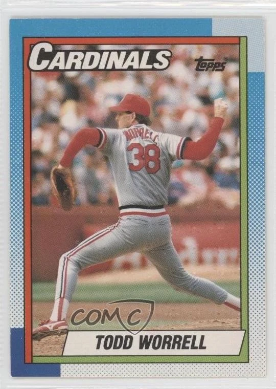 1990 O-Pee-Chee Todd Worrell #95 - Image 1 of 2