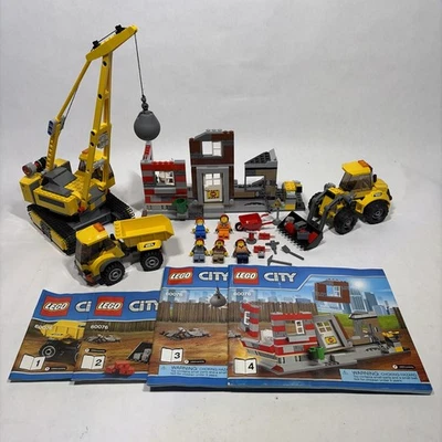 60076 LEGO Complete City Demolition Site construction with instruction manuals  - Image 1 of 4