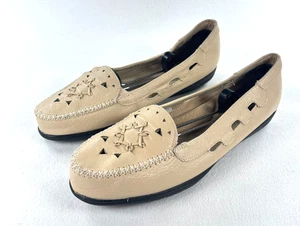 Dr Scholls Leather Loafers Moccasin Advance Comfort Double Air Pillo Comfort 11 - Picture 1 of 10