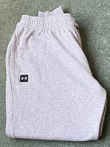 Under Armour Men’s Tracksuit Bottoms Joggers Grey Size XXL Loose Fit Cuffed - Picture 1 of 7