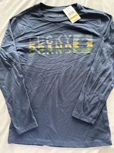 Lucky Brand navy blue long sleeve t-shirt size Youth Medium - Picture 1 of 4