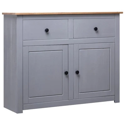 Sideboard Grey and natural wood Solid pine wood Large - Image 1 of 4
