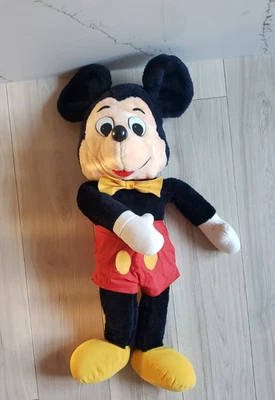 Knickerbocker Mickey Mouse Plush 31” Jumbo Vintage Walt Disney 1980s Stuffed Toy - Image 1 of 4