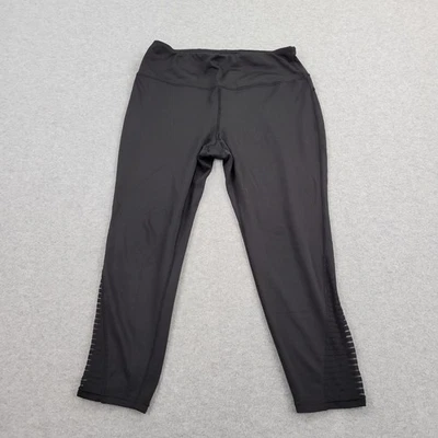 Tapout 紧身裤女式中号黑色性能标志图案运动服 — 第 1/4 张图片