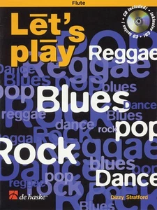 Let's Play Reggae Blues Pop Rock Flute Sheet Music De Haske Play-Along Book CD - Picture 1 of 1