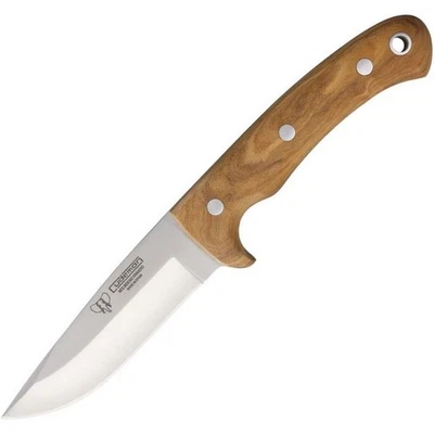 Cuchillo fijo Cudeman hoja de acero vanadio molibdeno mango de madera de olivo - 151-L Foto 1 de 2