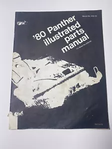 Arctic Cat Panther 1980 Illustrated Parts Manual Catalogue F/C - Bild 1 von 3