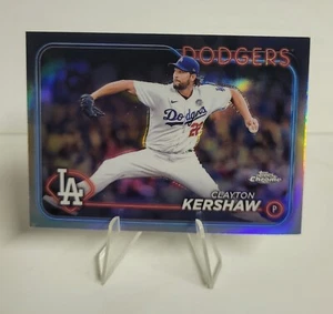 2024 Topps Chrome - Refractor #110 Clayton Kershaw - Dodgers  - Imagen 1 de 2