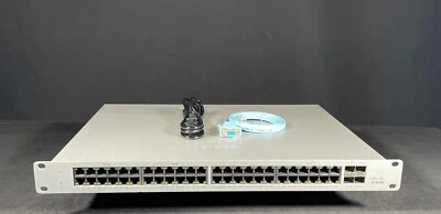 Cisco Meraki MS125-48LP-HW 48Port Cloud-Managed 370W PoE Switch-Same Day Ship - Image 1 of 4