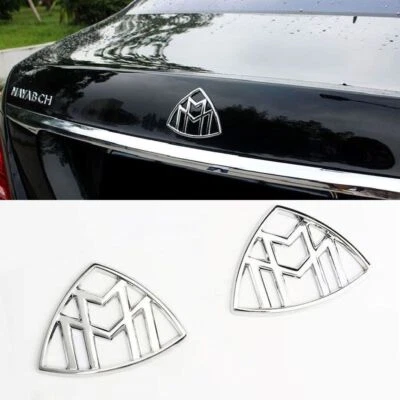 Für Mercedes-Benz MAYBACH Embleme Ornamente hinten Seite logo GLS S Sticking ABS - Bild 1 von 4