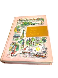 Through Golden Windows Stories of Early America 1958 Vintage Junk Journal MCM - Picture 1 of 8