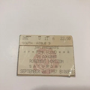 Vintage Pink Floyd im Konzert Rosemont Horizon 87 Chicago Illinois Ticket Stub! - Bild 1 von 2