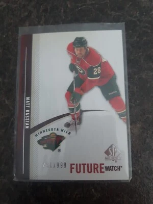 2010-11 Sp Authentic Future Watch Matt Kassian Rookie RC 401/999 Card# 209 - Image 1 of 2