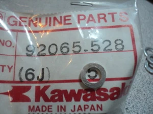 1976-89 KAWASAKI JS300 JS440 JS550 JS 300 440 550 WASHER CARB NOS OEM 92065-528 - Picture 1 of 1