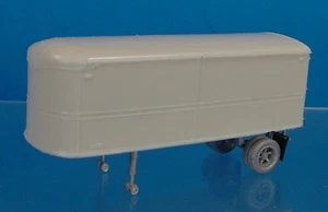 HO 1/87 WISEMAN MODEL SERVICES OT6600 FRUEHAUF AEROVAN 24' PIGGYBACK KIT RIMORCHIO - Foto 1 di 6