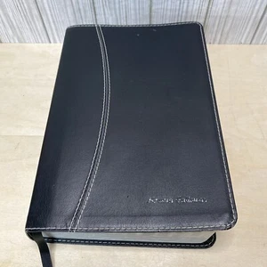 NIV Life Application Study Bible 1997 Black Bonded Leather - Picture 1 of 17