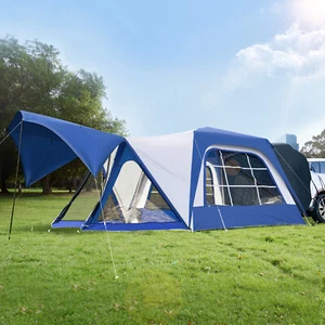 NAIZEA Tenda SUV Tenda da Campeggio Automatica 10'x10' Impermeabile Tenda da Campeggio 8 Persone - Foto 1 di 17