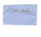 William Allen Miller (1817–1870) Signed Clip / Autographed British Scientist