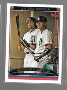 2006 Topps Up The Middle Ivan Rodriguez/Carlos Guillen #658 Tigers