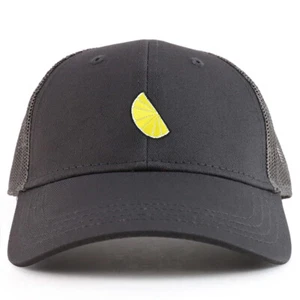 Lemon Patch Youth Size Cotton Twill 6 Panel Mesh Baseball Cap- FREE SHIPPING - Picture 1 of 22