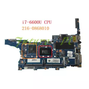 PER HP EliteBook 850 G3 scheda madre 832429-601 i7-6600u G3 test scheda madre ok - Foto 1 di 5