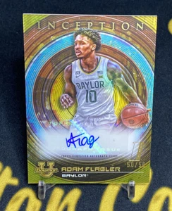 2022 Panini University Inception #BIA-AF Adam Flagler Gold Auto RC Omega 50/50 - Picture 1 of 2