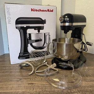 KitchenAid KSM7586P Pro Line 7qt Bowl-Lift Stand Mixer -RARE DC Motor - Onyx Blk - Picture 1 of 13