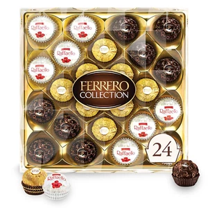 , 24 Count, Premium Gourmet Assorted Hazelnut Milk Chocolate, Dark Chocolate and - Picture 1 of 12