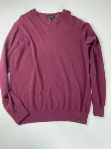 Emi Maglia Made in Italy Men's V-Neck Cashmere Blend Sweater Size L - Picture 1 of 8