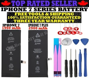 Batterie flambant neuve compatible pour iPhone 7 7 Plus avec outils gratuits - Photo 1 sur 7