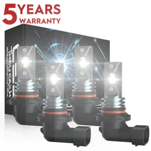 4x 9005+9006 LED Faro Combo Bombillas de haz alto bajo Kit Lámpara Brillante Súper Blanca - Imagen 1 de 16