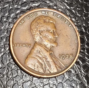 LQQK!-1928 P 1CENT LINCOLN WHEAT-VERY GOOD CONDITION-NOT A STOCK PHOTO-LQQK! - Picture 1 of 3
