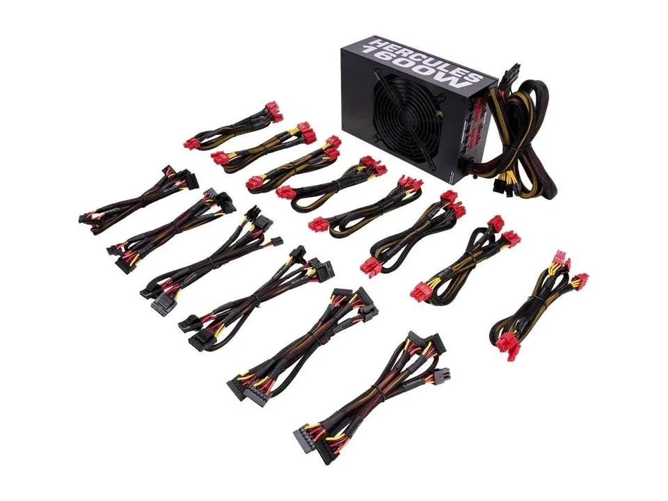 Rosewill Hercules 1600W Power Supply PSU 80 PLUS Gold - NEW Open Box - Image 1 of 4