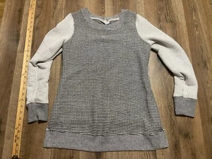 Liz Lange Sweater, Women's Maternity XS, Black White, Pullover, Crew Neck, Knit - Picture 1 of 10