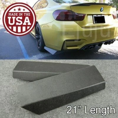 21" Rear Bumper Lip Downforce Apron Splitter Diffuser Valence For Mitsubishi - Image 1 of 4