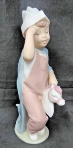 Rare Golden Memories Horsin' Around Boy Figurine Daisa Lladro 1991 - Picture 1 of 4