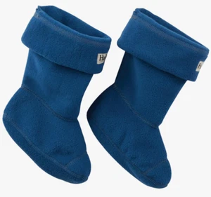 Hatley Unisex Fleece Boot Liners Navy Size S (8-10) 2589 - Picture 1 of 2
