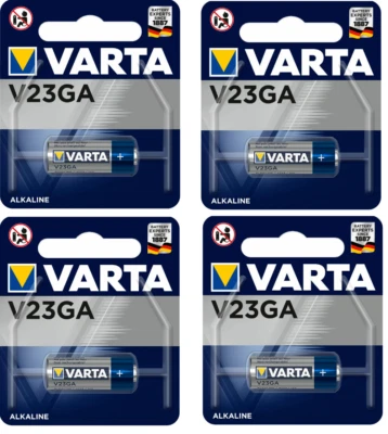 4 x Varta V23GA 12V Batterie Knopfzelle MN21 P23GA A23 23A LR23 LRV08 4223 - Bild 1 von 2
